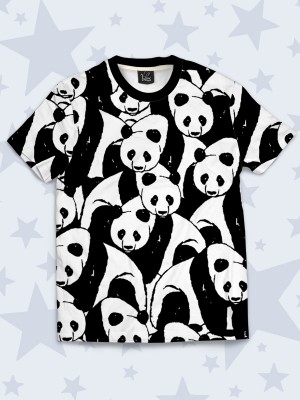 Футболка Many pandas