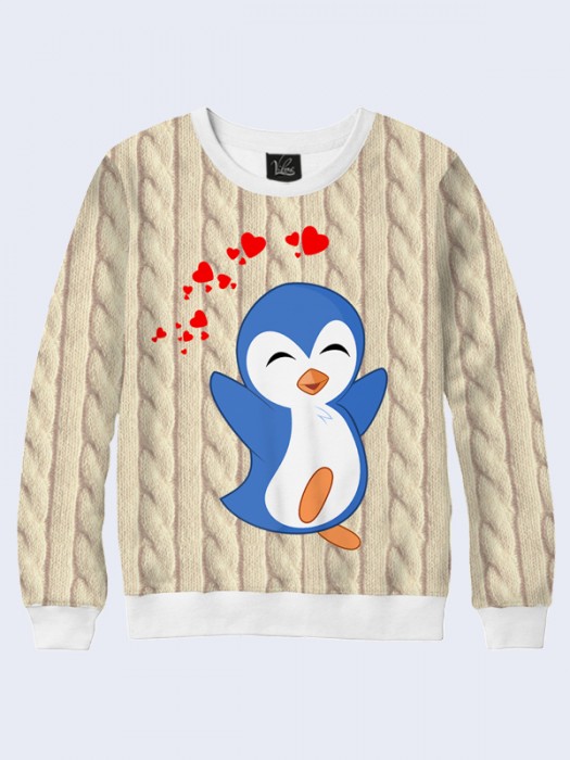 Свитшот Пингвинёнок любовь