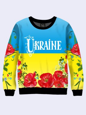 Свитшот Ukraine with flowers