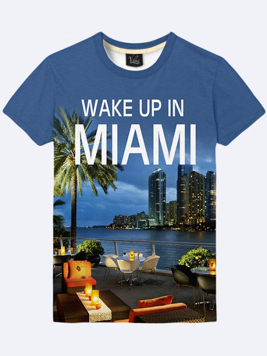 Футболка Wake up in Miami