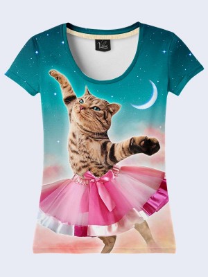 Футболка Cat in a tutu